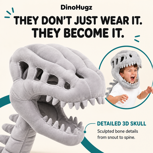 DinoHugz™ Dinosaur Skeleton Plush Costume